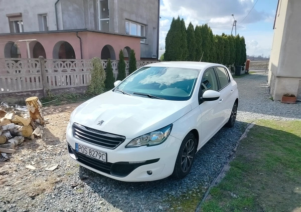 Peugeot 308 cena 26700 przebieg: 210000, rok produkcji 2014 z Mieszkowice małe 154